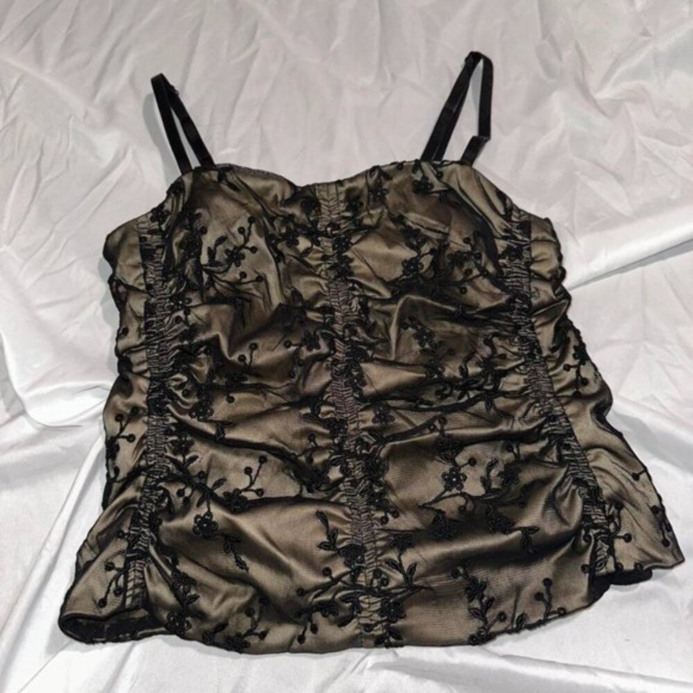 corset lace tank